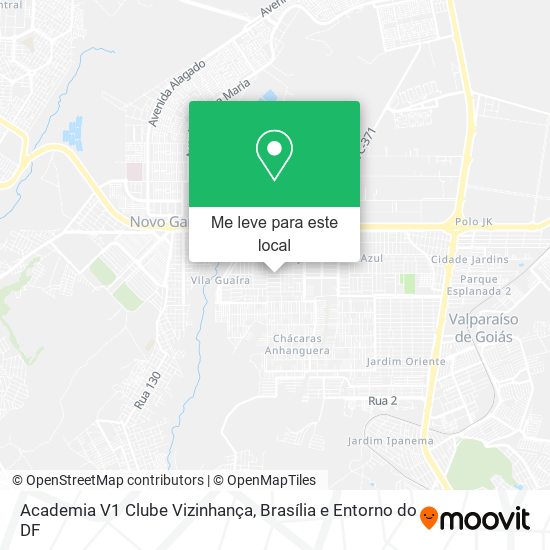 Academia V1 Clube Vizinhança mapa