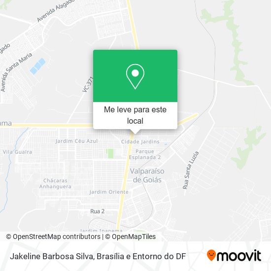 Jakeline Barbosa Silva mapa