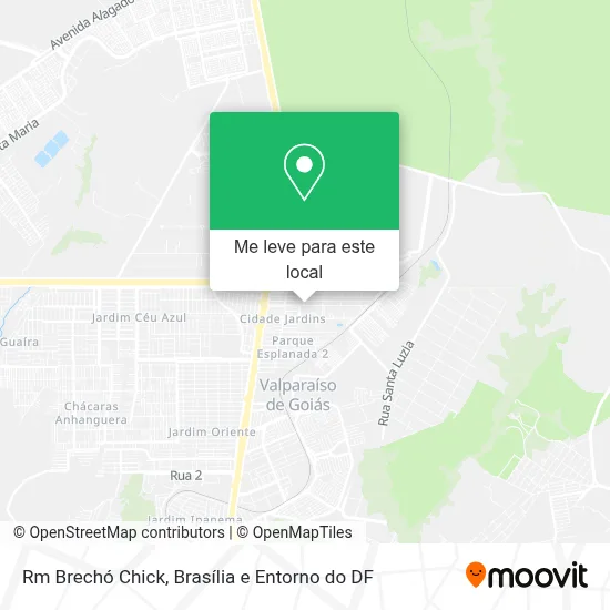 Rm Brechó Chick mapa