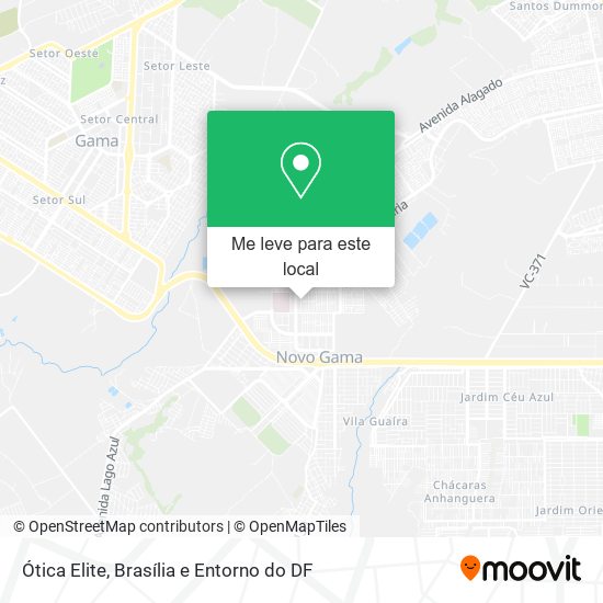 Ótica Elite mapa