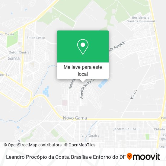 Leandro Procópio da Costa mapa