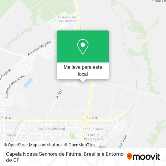 Capela Nossa Senhora de Fátima mapa