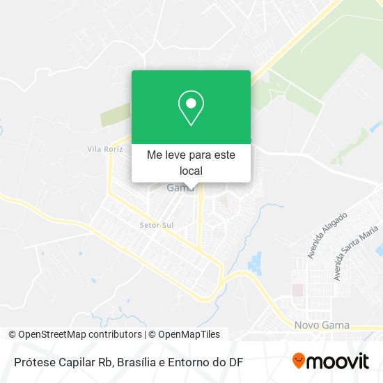 Prótese Capilar Rb mapa