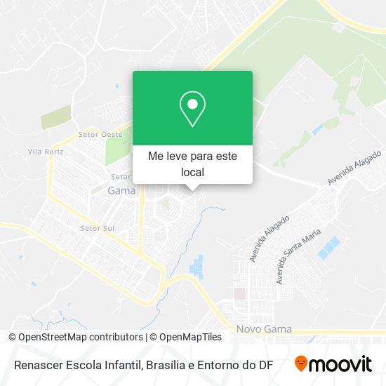 Renascer Escola Infantil mapa