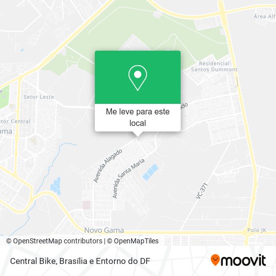 Central Bike mapa