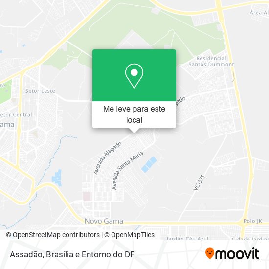Assadão mapa