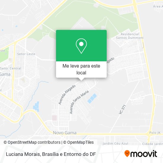Luciana Morais mapa
