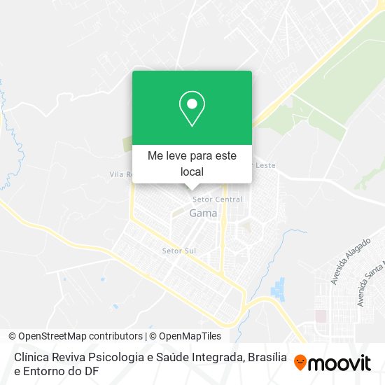 Clínica Reviva Psicologia e Saúde Integrada mapa
