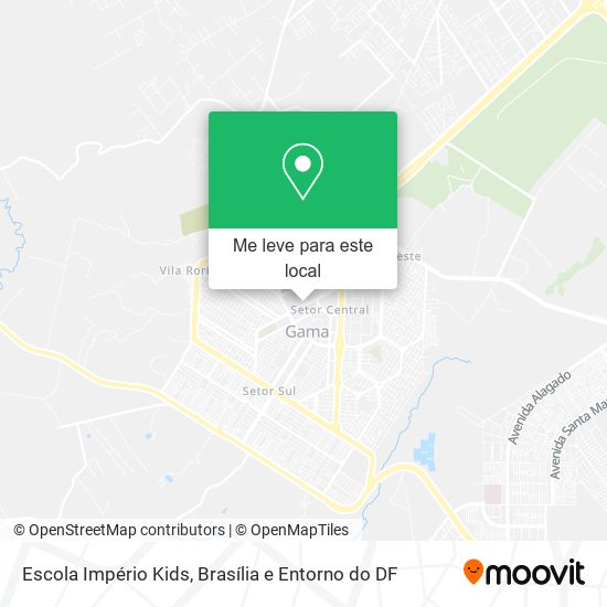 Escola Império Kids mapa