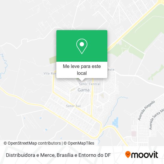 Distribuidora e Merce mapa