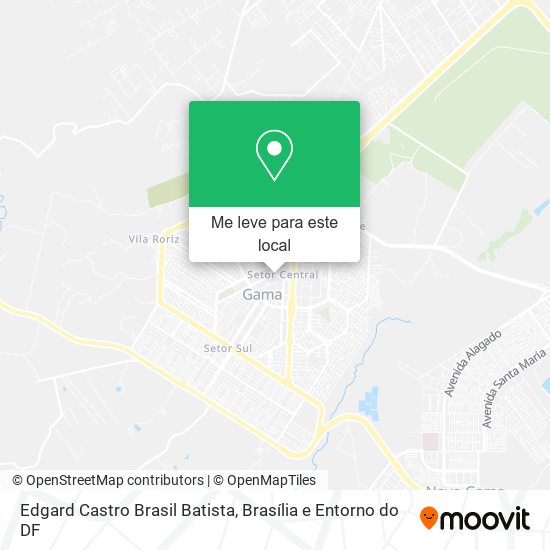 Edgard Castro Brasil Batista mapa