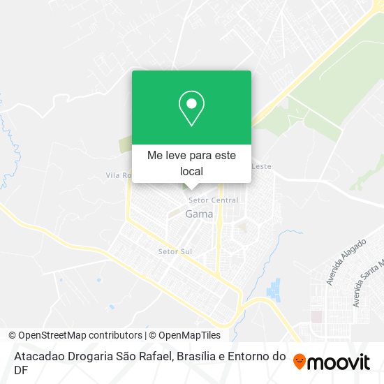 Atacadao Drogaria São Rafael mapa