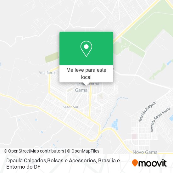 Dpaula Calçados,Bolsas e Acessorios mapa