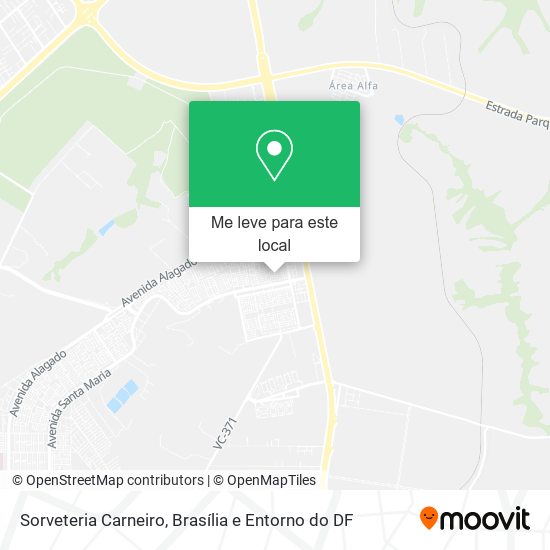 Sorveteria Carneiro mapa