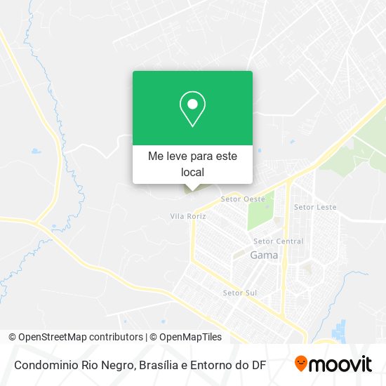 Condominio Rio Negro mapa