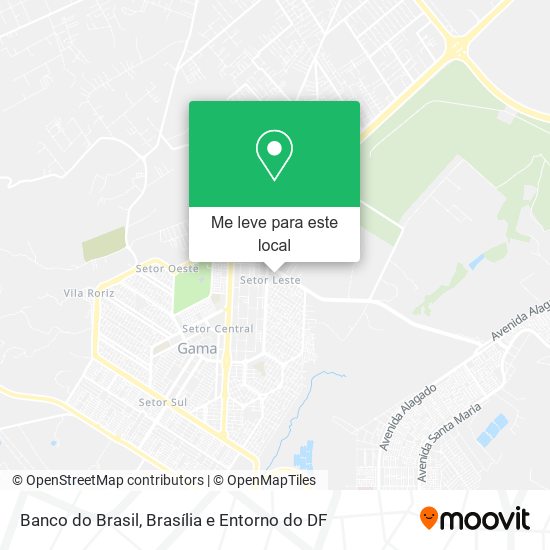 Banco do Brasil mapa