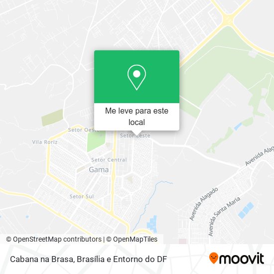 Cabana na Brasa mapa