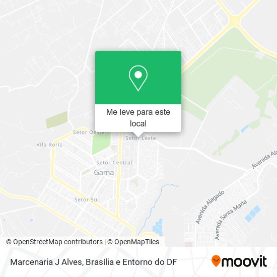 Marcenaria J Alves mapa