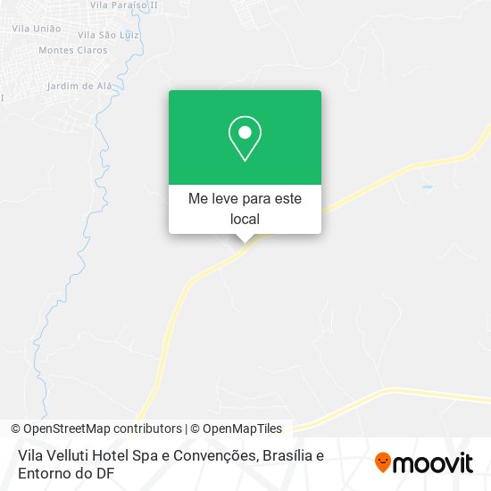 Vila Velluti Hotel Spa e Convenções mapa