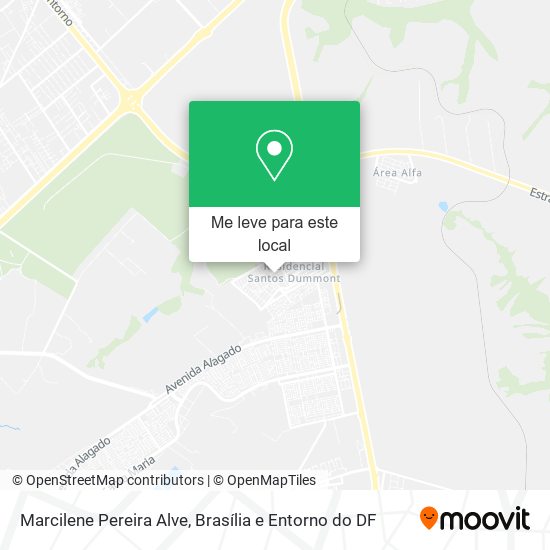 Marcilene Pereira Alve mapa