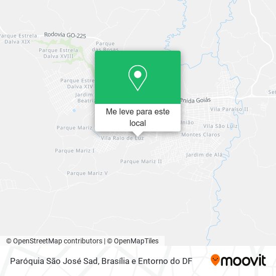 Paróquia São José Sad mapa