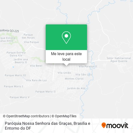 Paróquia Nossa Senhora das Graças mapa