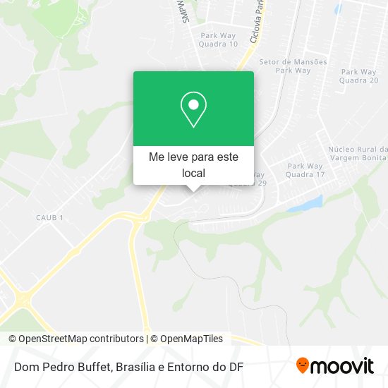 Dom Pedro Buffet mapa