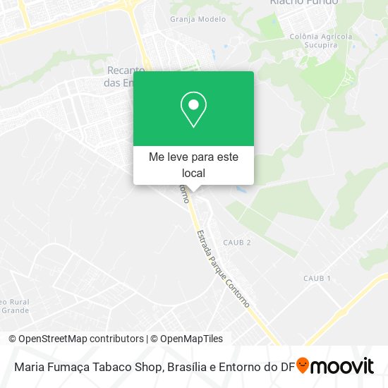 Maria Fumaça Tabaco Shop mapa