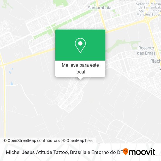 Michel Jesus Atitude Tattoo mapa