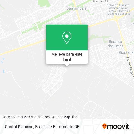 Cristal Piscinas mapa