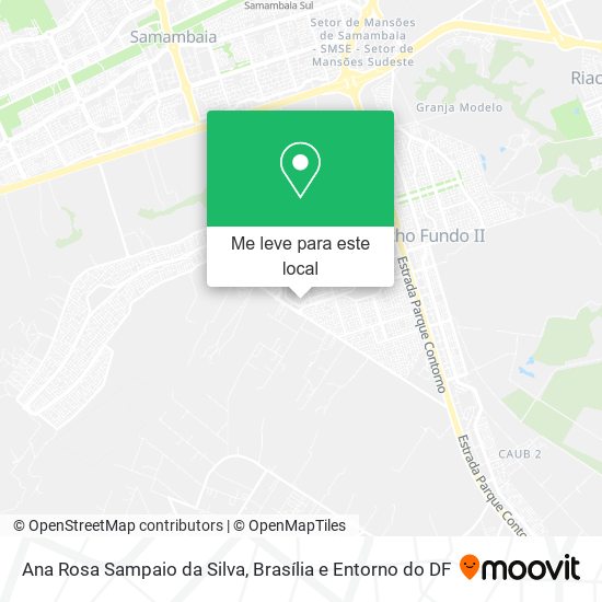 Ana Rosa Sampaio da Silva mapa