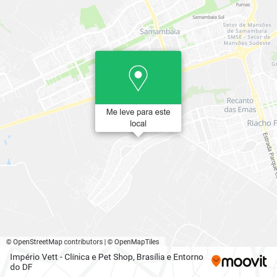 Império Vett - Clínica e Pet Shop mapa