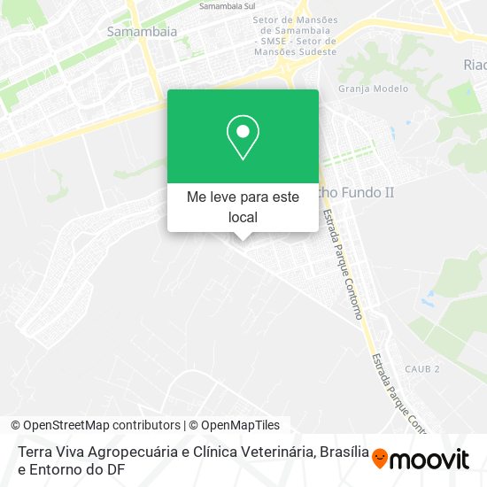 Terra Viva Agropecuária e Clínica Veterinária mapa