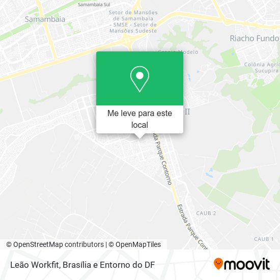 Leão Workfit mapa