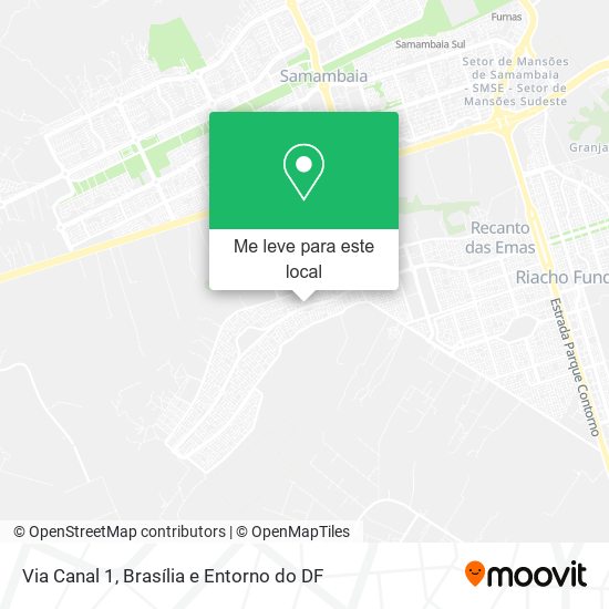 Via Canal 1 mapa