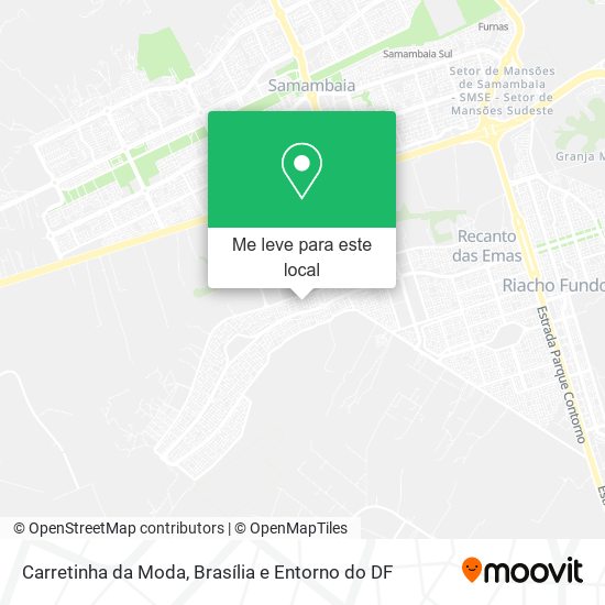 Carretinha da Moda mapa