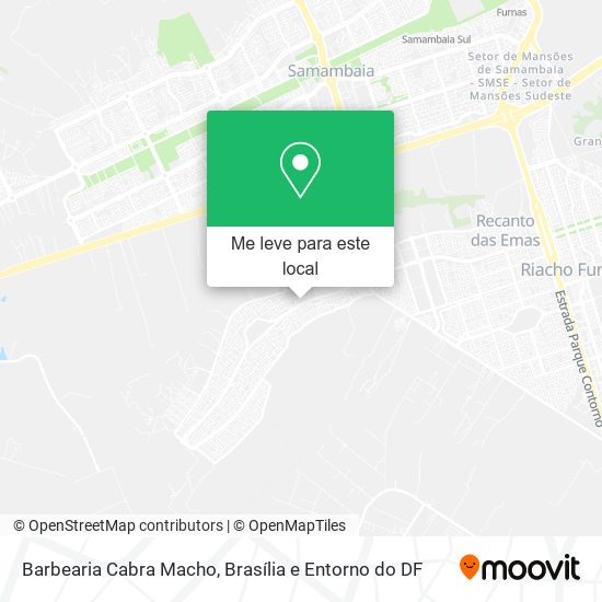 Barbearia Cabra Macho mapa