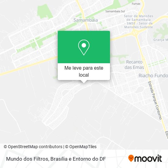 Mundo dos Filtros mapa