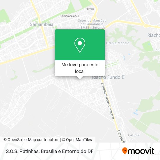 S.O.S. Patinhas mapa