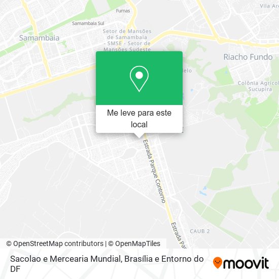 Sacolao e Mercearia Mundial mapa