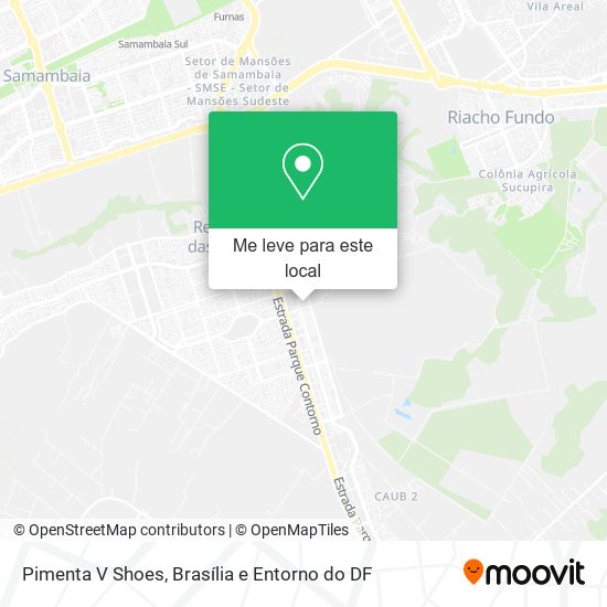 Pimenta V Shoes mapa