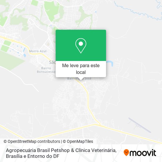 Agropecuária Brasil Petshop & Clínica Veterinária mapa