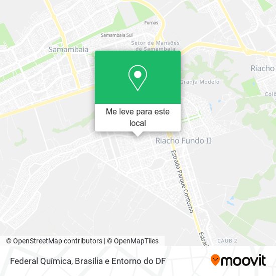 Federal Química mapa