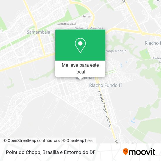 Point do Chopp mapa