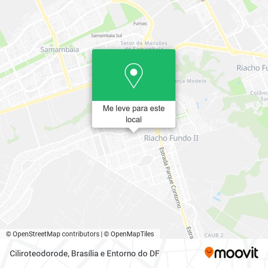 Ciliroteodorode mapa