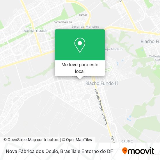 Nova Fábrica dos Oculo mapa