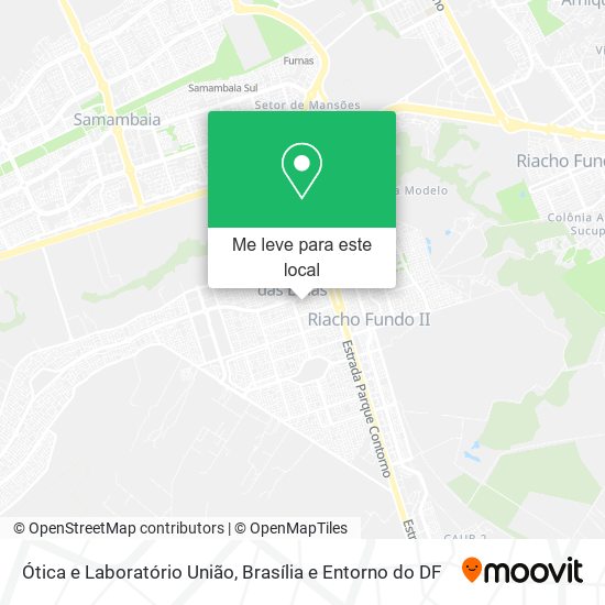 Ótica e Laboratório União mapa