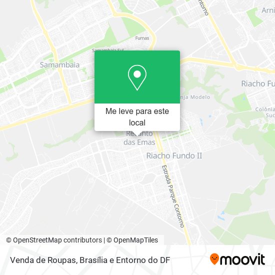 Venda de Roupas mapa