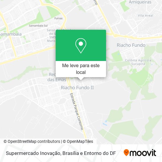 Supermercado Inovação mapa