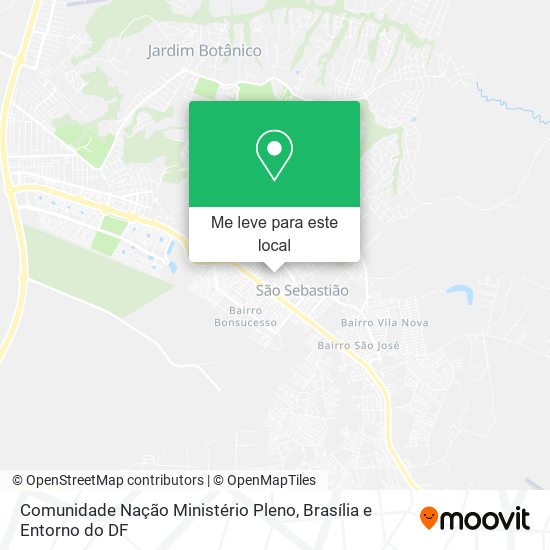 Comunidade Nação Ministério Pleno mapa